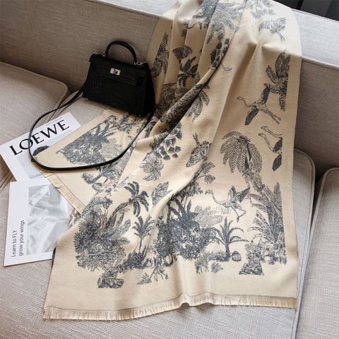 QUÀ TẶNG SINH NHẬT CHO BẠN GÁI -Khăn quàng choàng cổ len Cashmere giữ ấm cao cấp phong cách Hàn Quốc đẹp sang trọng - KC407
