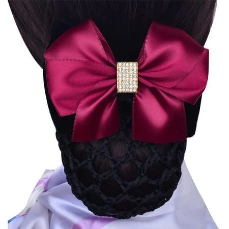 Kẹp tóc túi lưới đầu hoa LÀ GU kẹp búi tóc cao cấp dành cho thư ký ý tá ngân hàng khách sạn tiếp viên phục vụ - KBT025