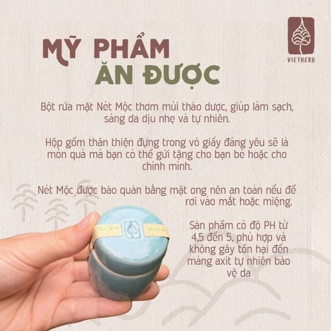  RỬA MẶT VÀ MASSAGE MẶT NÉT MỘC 30g 