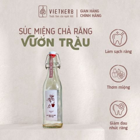  Nước súc miệng chà răng Vườn trầu 500ml 