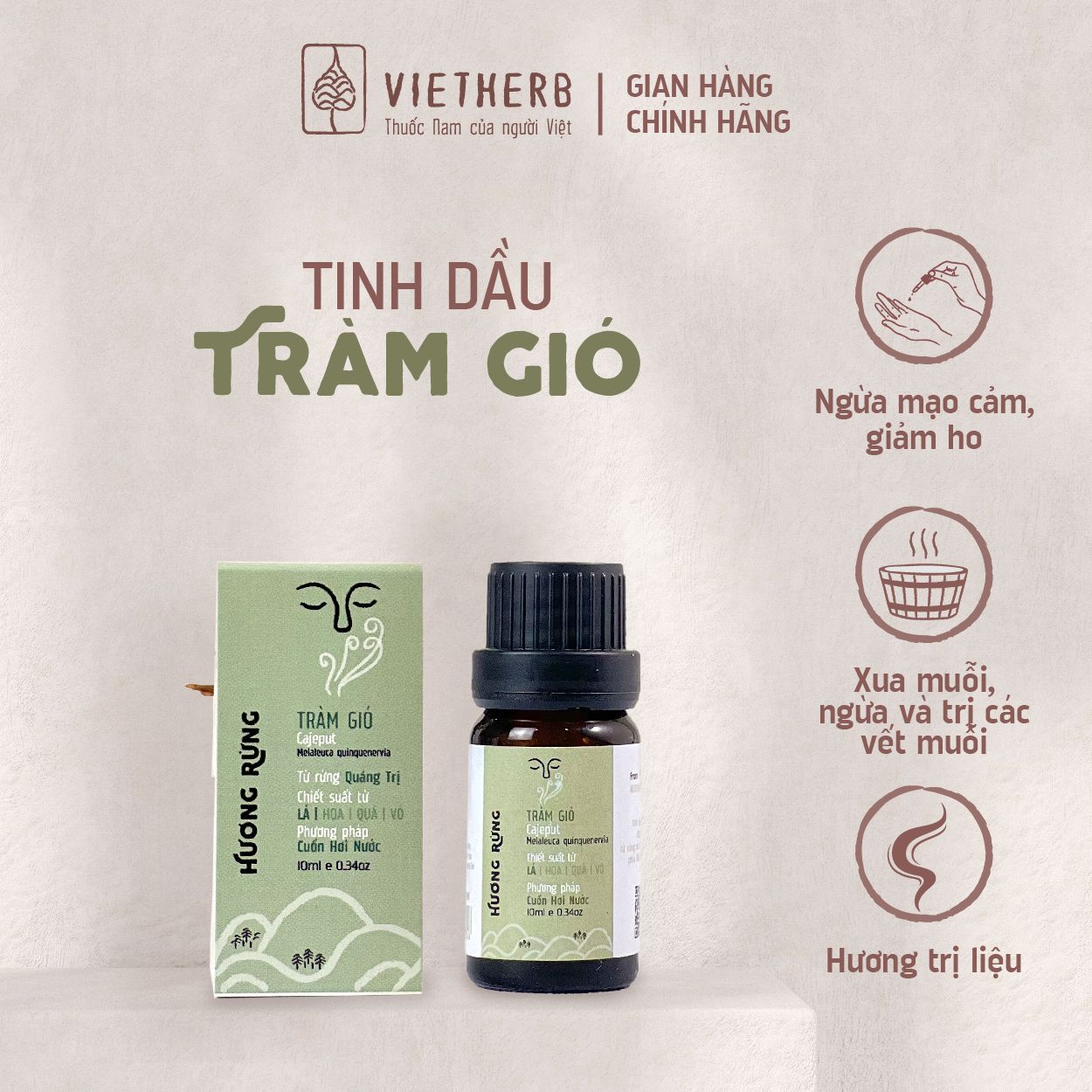 HƯƠNG RỪNG - TINH DẦU TRÀM GIÓ