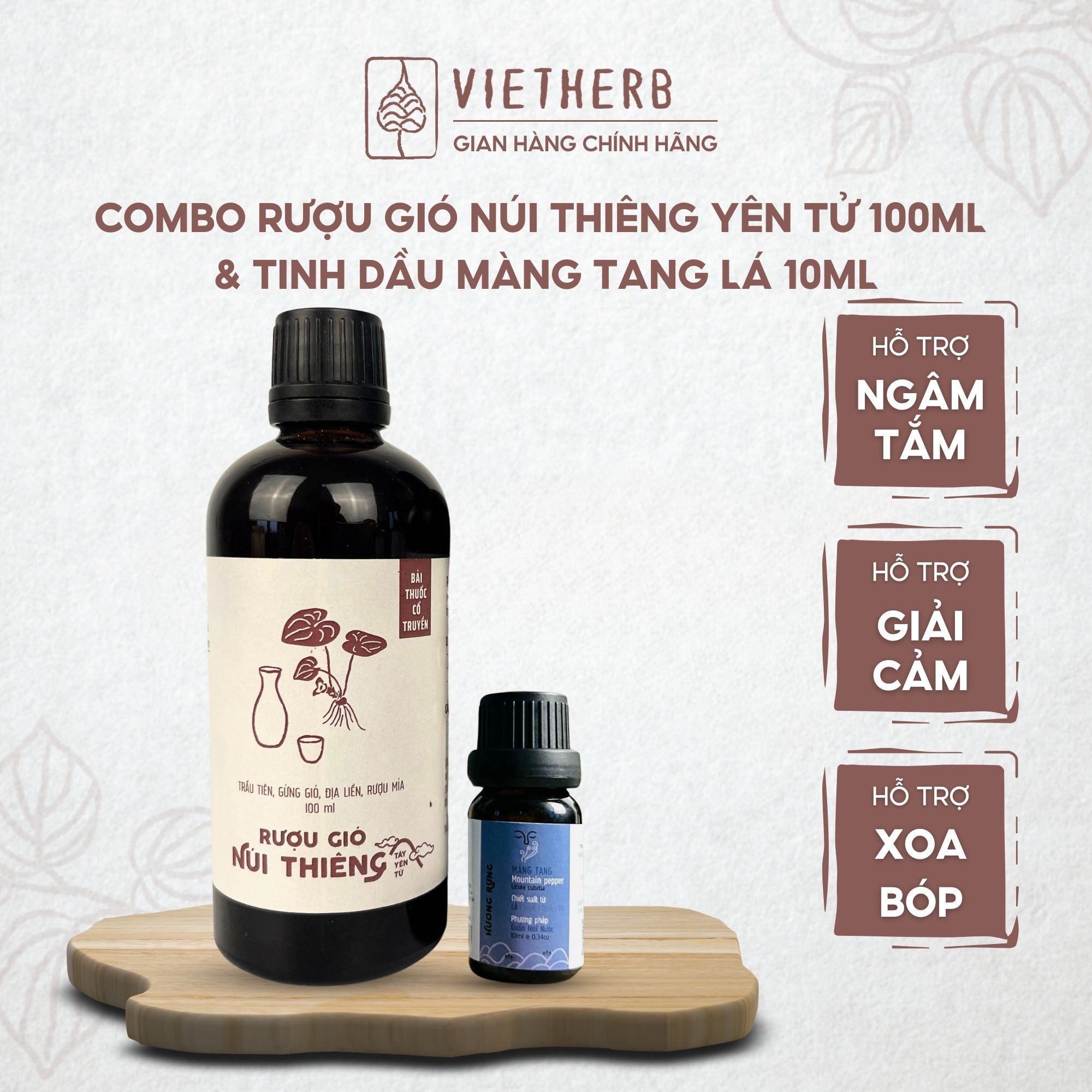 THỞ CÙNG RỪNG - Rượu Núi thiêng Yên Tử và Tinh dầu Màng tang Lá