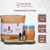 THONG THẢ THƯ THÁI - Bột rửa mặt & massage mặt Nét Mộc 135gr, Dưỡng tóc thơm Nếp Xưa, Lược gỗ, Lú bú, Tinh dầu màng tang lá