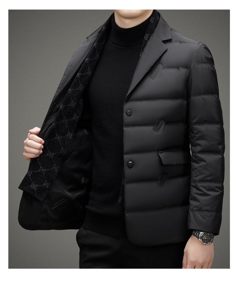 Áo Vest phao nam lông vũ AKN118
