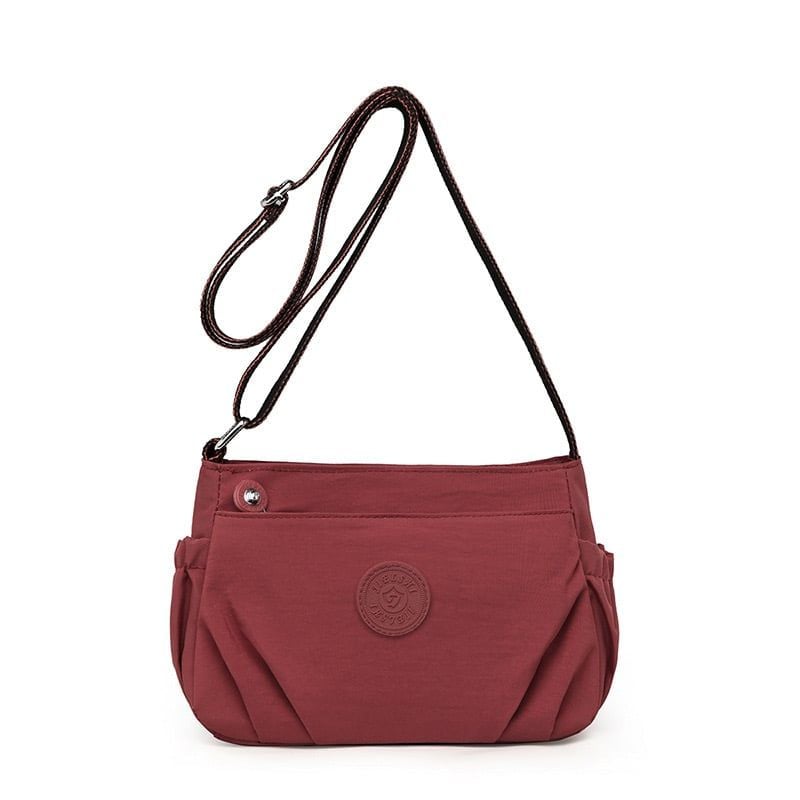 ￼Túi Đeo Vai Xếp Ly Nữ 2024, Túi Đeo Chéo Vải Oxford Chống Nước, Nhẹ, 5 Màu TXG327