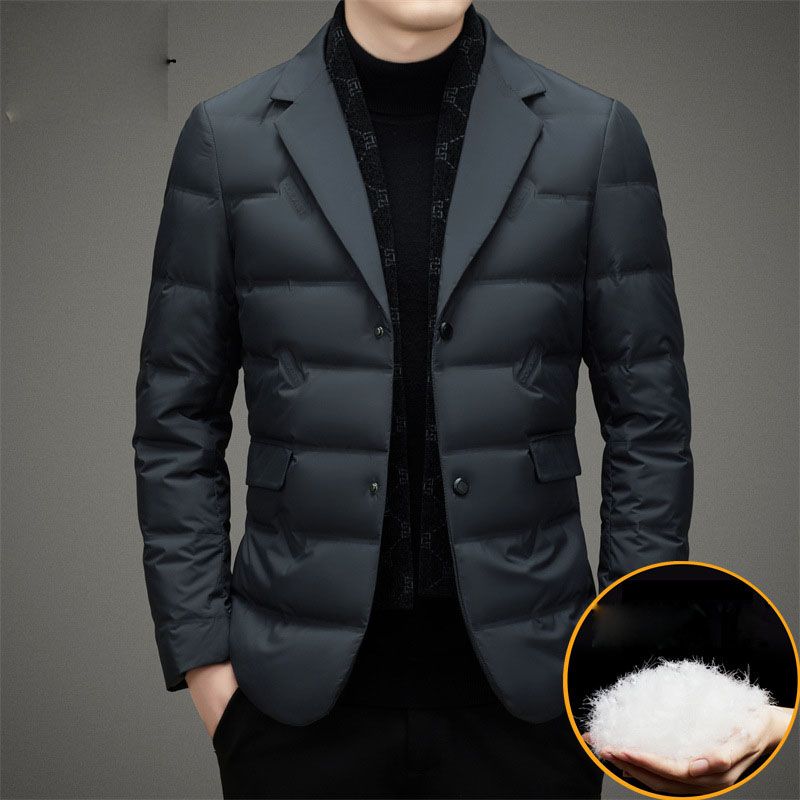 Áo Vest phao nam lông vũ AKN118