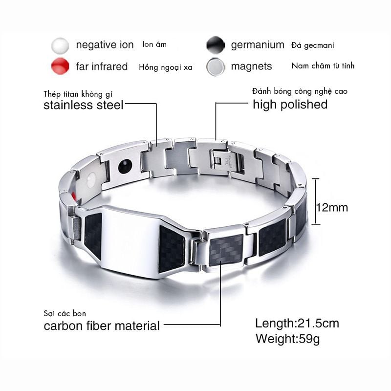 Vòng tay điều hòa huyết áp LTTT052