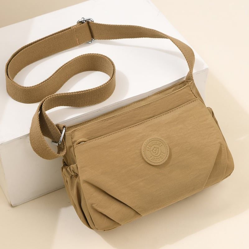 ￼Túi Đeo Vai Xếp Ly Nữ 2024, Túi Đeo Chéo Vải Oxford Chống Nước, Nhẹ, 5 Màu TXG327