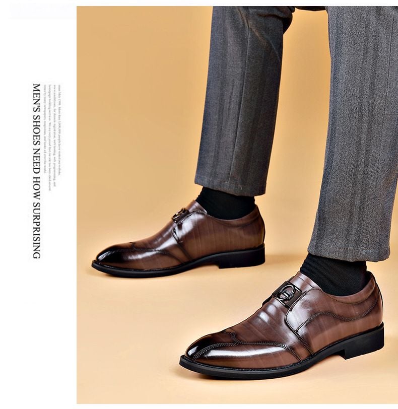 ￼Handmade Mới Nhập Khẩu Chất Lượng Cao Thời Trang Nam Công Sở Chính Thức Slip On Giày Loafer Quý Ông Doanh Nhân Da Mềm Công Sở GDN171