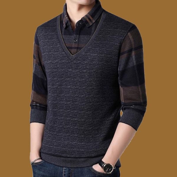  Áo sơ mi nam kèm gi lê 2 trong 1 ASMN07 