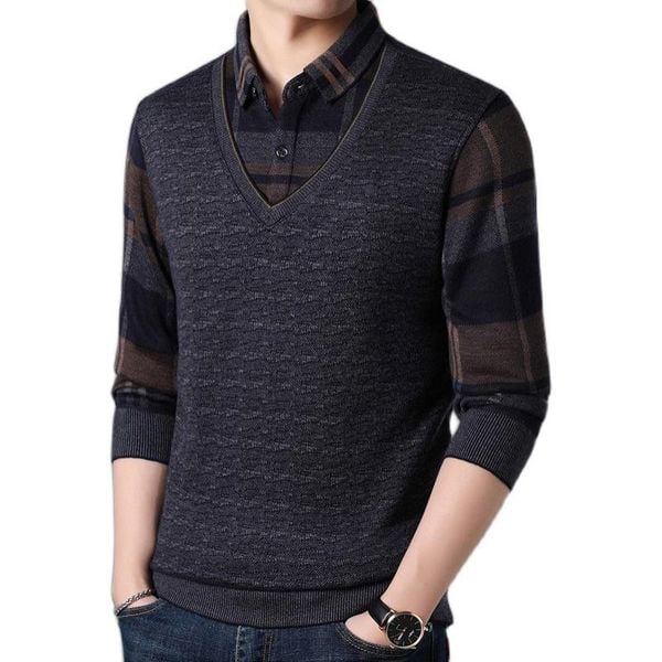  Áo sơ mi nam kèm gi lê 2 trong 1 ASMN07 