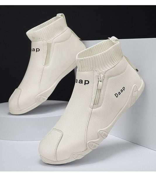  ￼Giày Nam Không Ren Slip-On Nam Da Công Sở Chống Thấm Nước Chống Trơn Trượt Thể Thao Bảo hộ Lao Động Thời Trang GDN251 