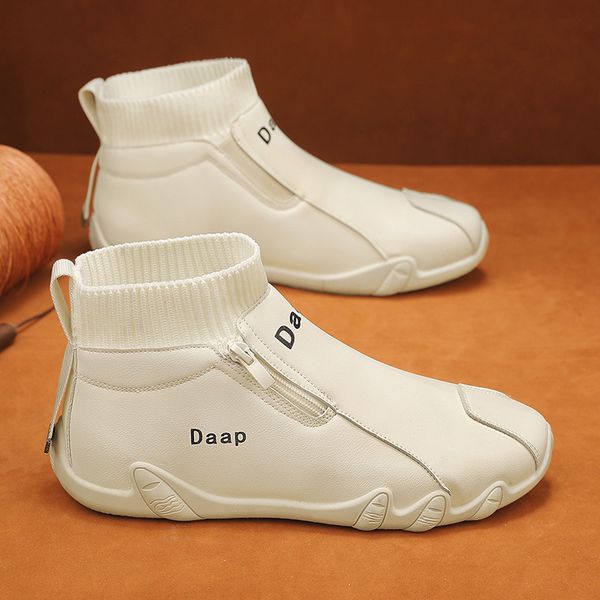  ￼Giày Nam Không Ren Slip-On Nam Da Công Sở Chống Thấm Nước Chống Trơn Trượt Thể Thao Bảo hộ Lao Động Thời Trang GDN251 