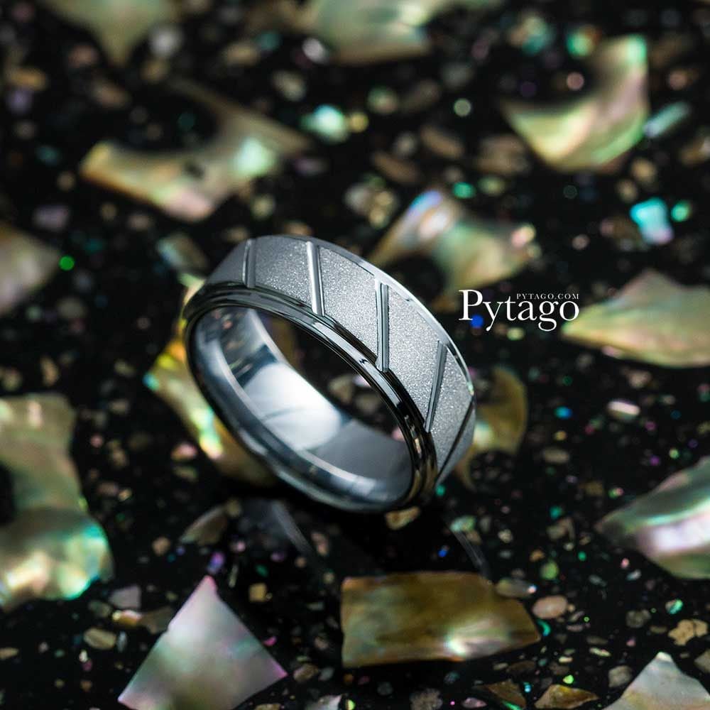 Nhẫn nam vonfram tungsten Masa NV12