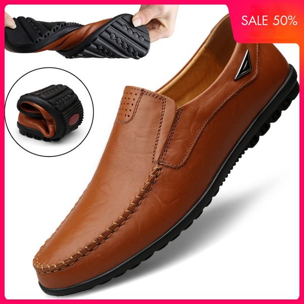  Giày nam da bò kiểu nhăn GDN003 