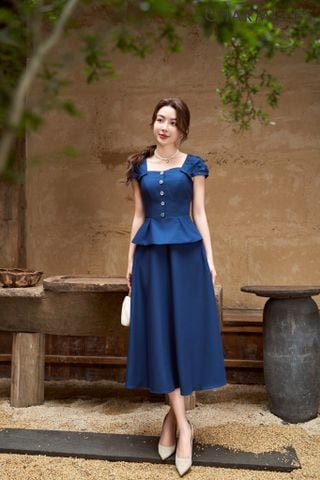 Chân váy cạp 4f,xòe