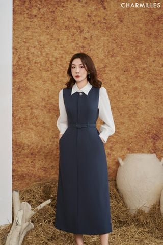 Đầm SN xẻ gấu trước