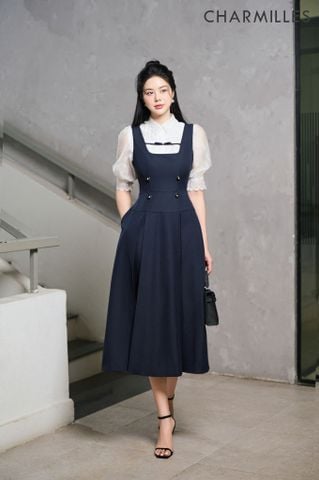 Đầm SN phối nơ trước