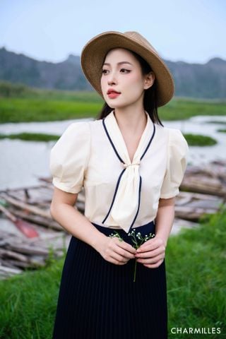 Áo TC cổ lé