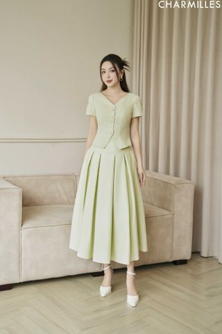 Chân váy xếp mí