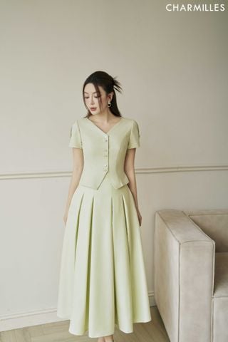 Chân váy xếp mí
