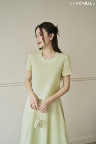 Áo TC cổ đính đá