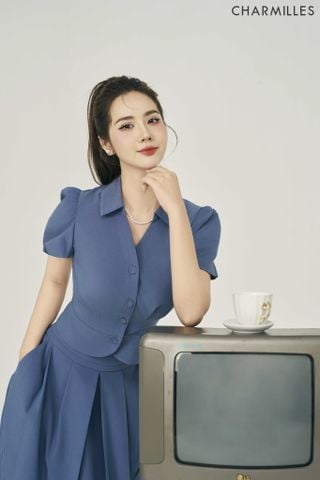 Áo TC chiết eo