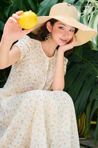 Áo hoa nhí tay nhún