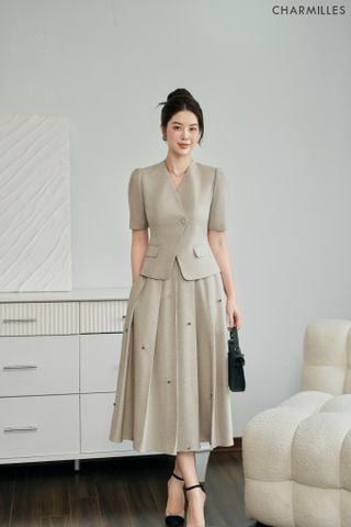 Chân váy đính cườm