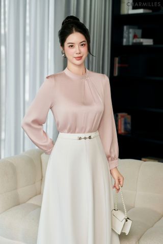 Áo mí cổ đính ngọc