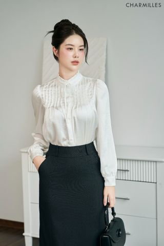 Áo cổ tàu mí ngực