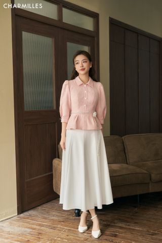 Chân váy phối đai sắt