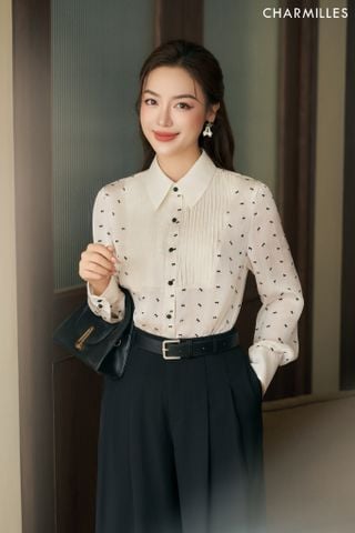 Áo mí ngực thêu nơ