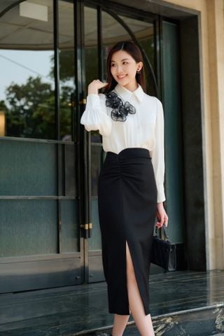 Chân váy nhún cạp