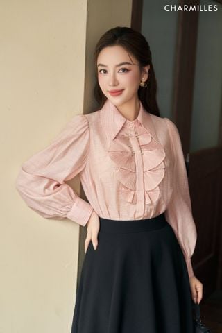 Áo phối nẹp quạt