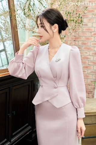 Áo vạt lệch bổ khuyết