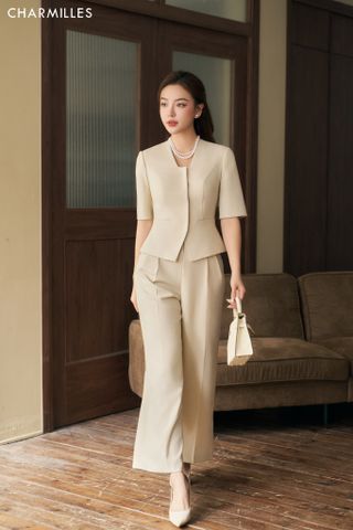 Quần suông khoá trước