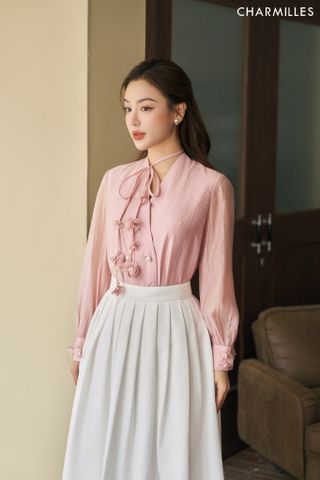 Áo phối dây hoa