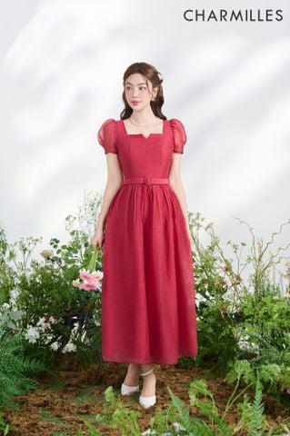 Đầm TC cổ vuông(Đ)