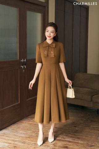 Đầm tiểu thư phối nơ