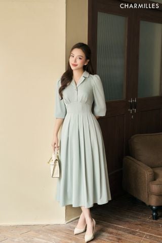 Đầm xếp ly nhúm ngực