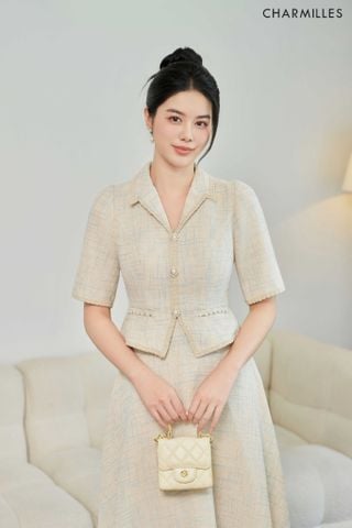 Vest zen phối khuy ngọc