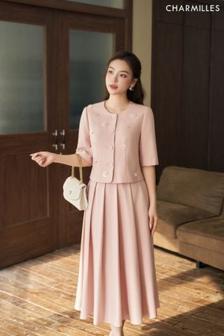 Vest đính hoa cườm