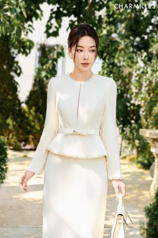Áo vest nhún viền