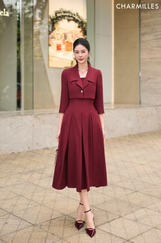 Đầm sát nách mí vai