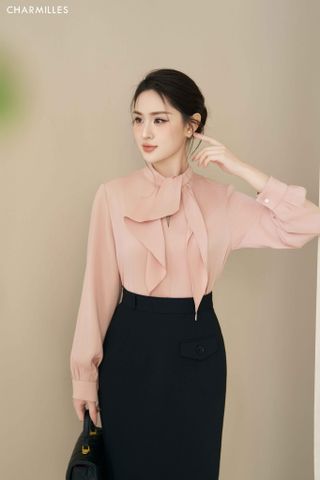 Áo bèo rủ nơ vắt