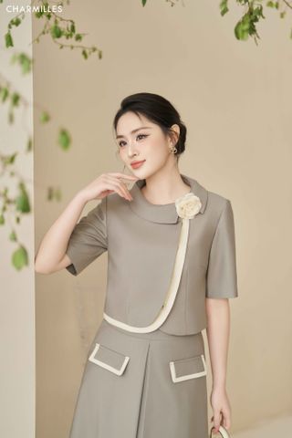 Áo cổ lé nẹp