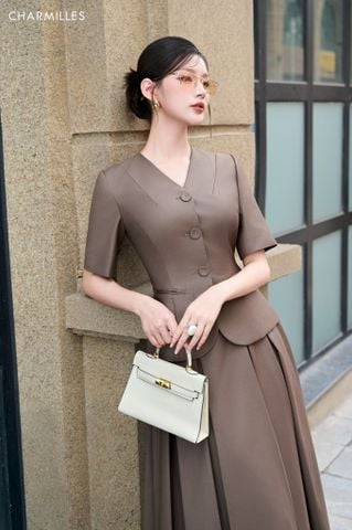 Áo phối túi bổ mí