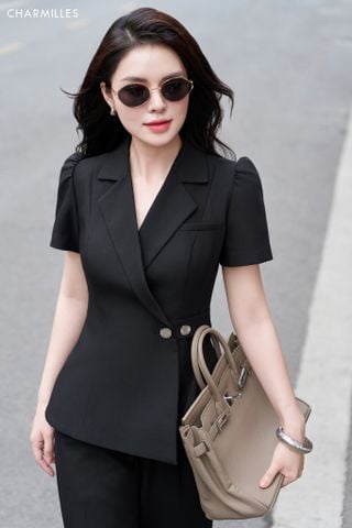 Áo cổ ve tà lệch