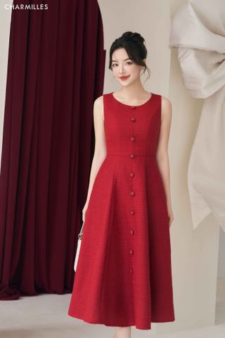 Đầm SN phối khuy dọc